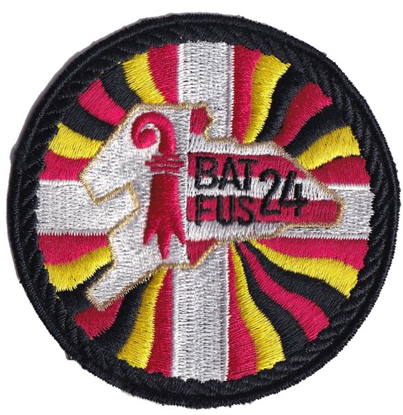 Bild von Bat Fus 24 schwarz Armee 95 Badge